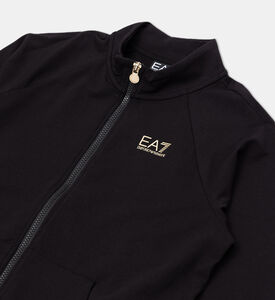 Zip-fastening Long-sleeve Sweatshirt