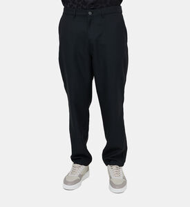 بنطال عريض الساقين بخصر متوسط