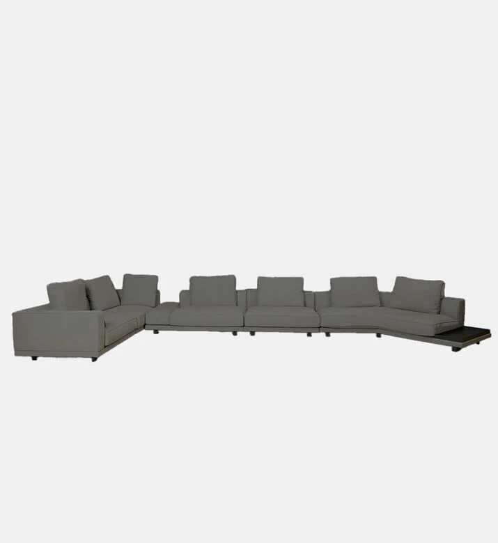 Furninova L-shape Square Cushion Corner Sofa, Packshot View