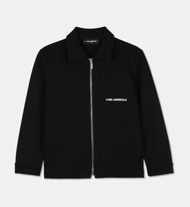 Karl Lagerfeld Zip-front Logo Jacket, Packshot View