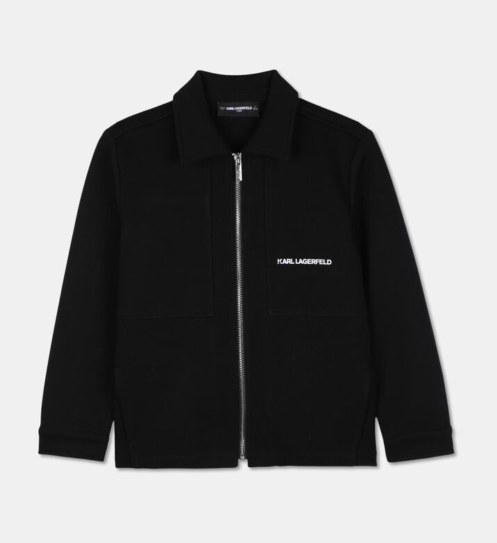 Karl Lagerfeld Zip-front Logo Jacket, Packshot View