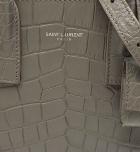 Yves Saint Laurent Saint Laurent Croc-embossed Leather Nano Classic Tote Bag, Packshot View