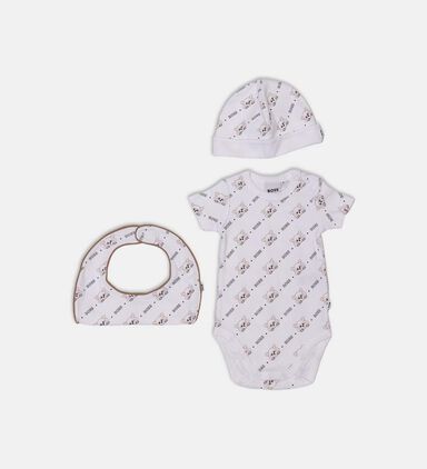 Panda Logo Bodysuit Gift Set