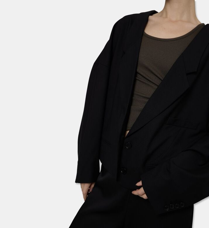 Viktor and Rolf Dragged Oversized Jacket, Model View