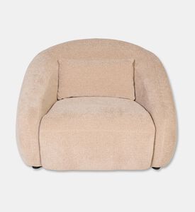 Home Deco and More Lola 1-seater Arm Chair, Beige, Packshot View