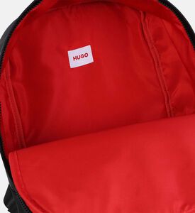 حقيبة ظهر بطبعة شعار بمقبض علوي