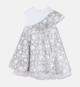 Karl Lagerfeld Sequined Flared One-shoulder Dress, Packshot View