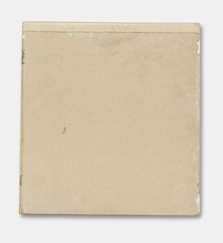 Home Deco and More Quadro Polished Marble Tissue Box, White, Packshot View