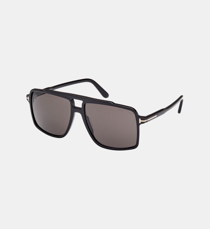 Acetate Square Dark Lens Sunglasses 59