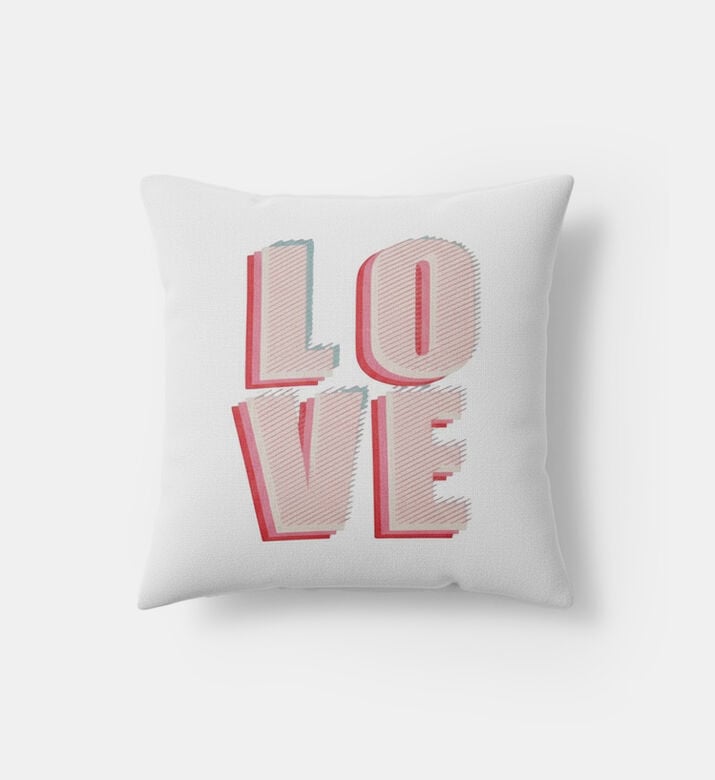 Kersten Bisous Rectangular Cushion, Packshot View Kersten Bisous Rectangular Cushion, Packshot View