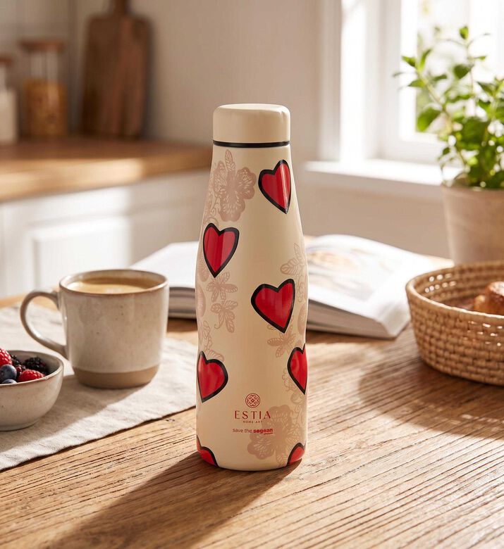 Estia Tender Lace Insulated Travel Flask, Model View