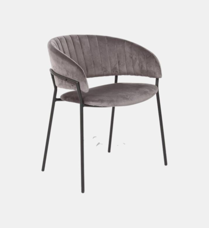 Home Deco and More Assia Dining Chair, Anthracite, Packshot View