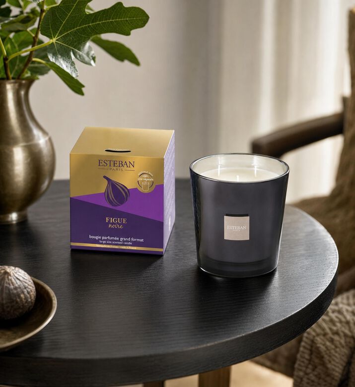 Esteban Paris Figure Noire Large Scented Candle, Model View