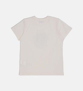 Moschino BKT Teddy Bear Graphic T-shirt, Ivory, 10y, Packshot View