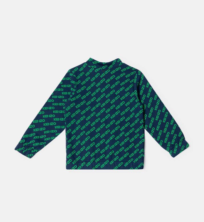 كارديغان صوف بطبعة شعار العلامة على كامله