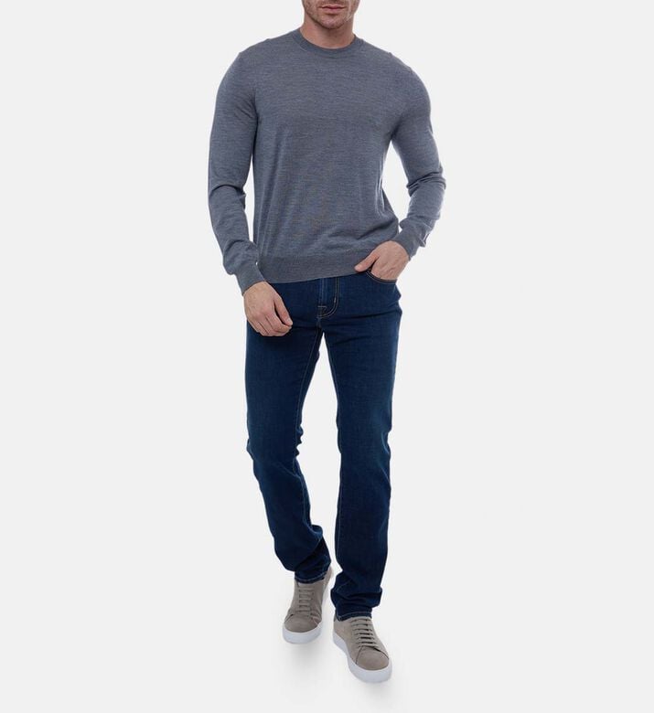 سترة ناعمة محبوكة بأساور مضلعة سترة ناعمة محبوكة بأساور مضلعة