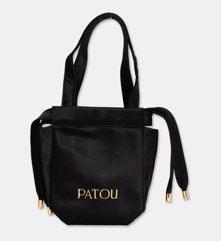 Patou Satin Drawstring Evening Pouch, Packshot View