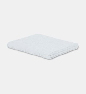 Philip Plein Cotton Hexagon Design Bath Towel, White, 95x150-cm, Packshot View