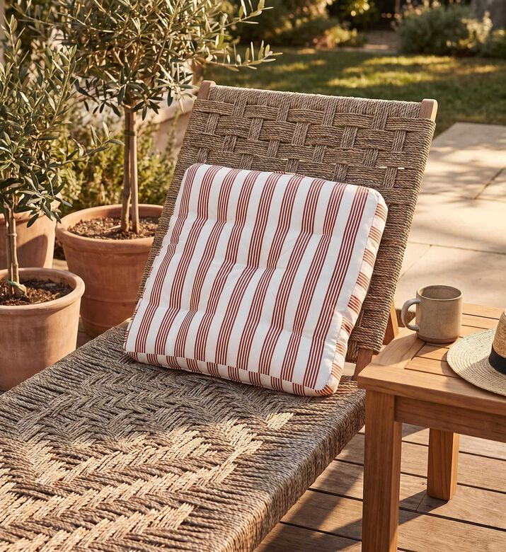 Home Deco and More Kinda Hand Tucked Pillow, Red, Packshot View
