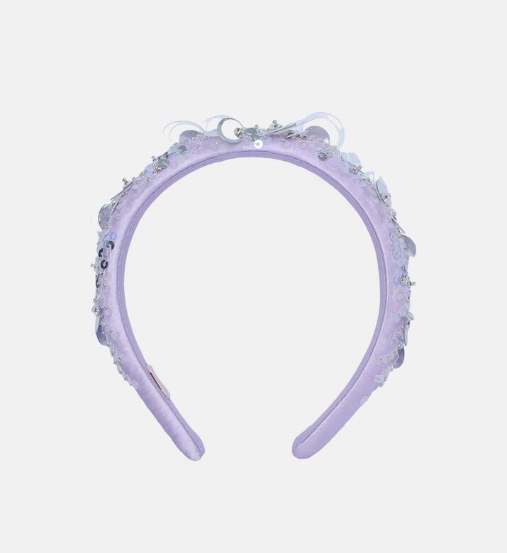 Satin Sequin Embellished Headband