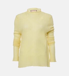 Plan C Ruffle-detail Long-sleeve Sweater, Packshot View