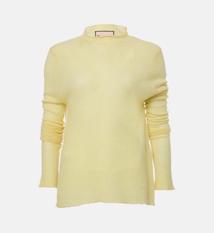 Plan C Ruffle-detail Long-sleeve Sweater, Packshot View