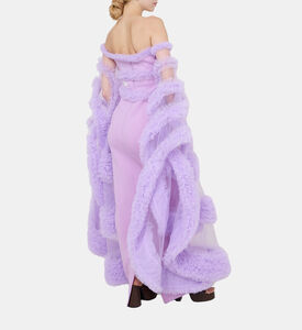 Off-shoulder Neoprene Dress