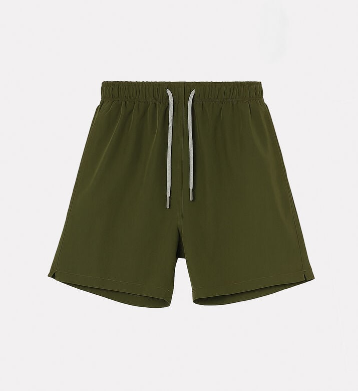 Kai Solid Olive Swim Shorts, Packshot View