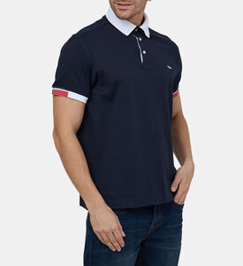 Stripe-detailed Polo Shirt