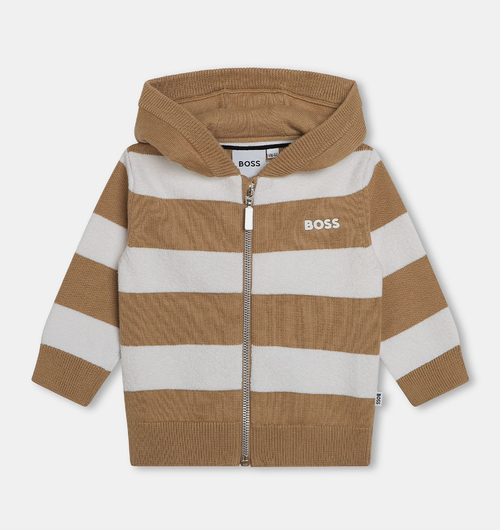 Baby Boy Striped Knitted Cardigan