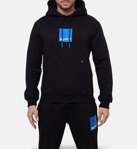 Karl Lagerfeld Logo-print Regular-fit Hoodie, Model View