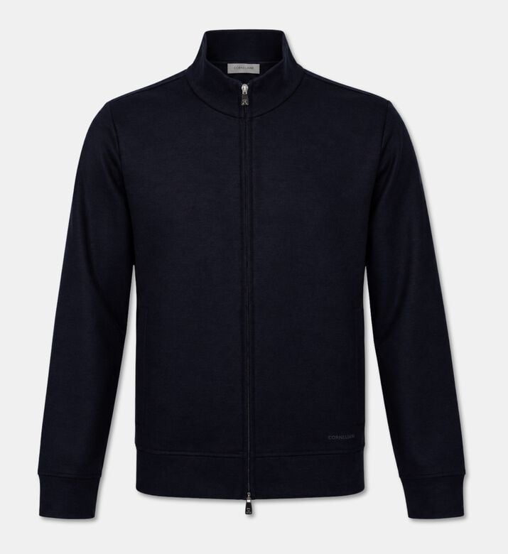 Corneliani Full-zip Stand-collar Sweatshirt, Packshot View