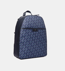 حقيبة ظهر بنقشة أحرف العلامة