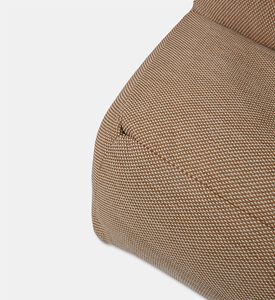 Home Deco and More Nirvana Quick-dry Fabric Corner Chair, Orange, Packshot View