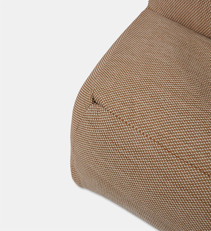 Home Deco and More Nirvana Quick-dry Fabric Corner Chair, Orange, Packshot View