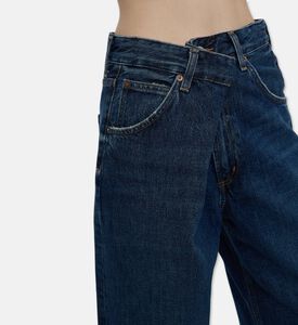 Agolde High Rise Wide-leg Denim Pants, Model View