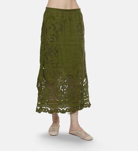 Farm Rio Majestic Garden Skirt, Model View