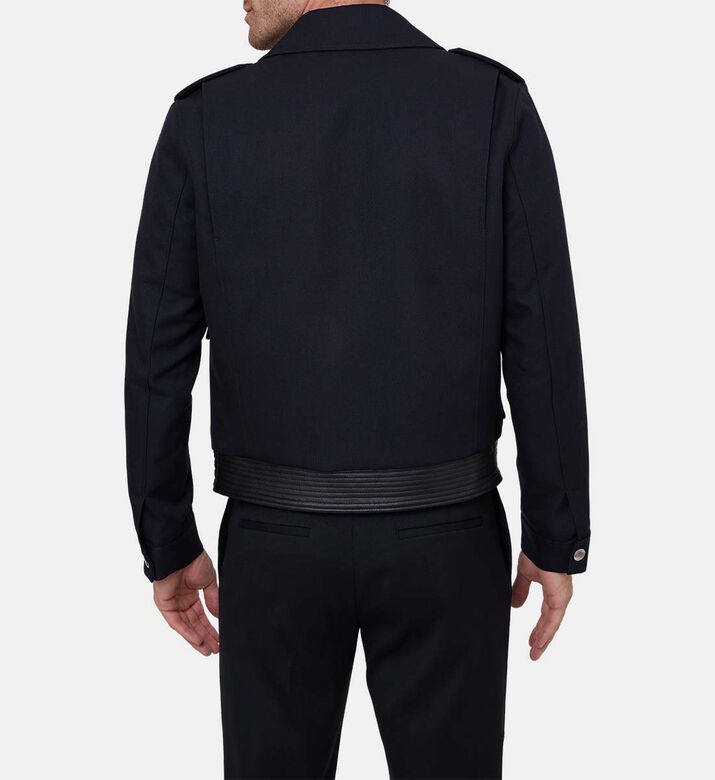 جاكيت جلد بسحاب