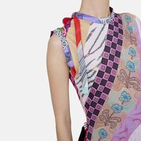 A-line Printed Maxi Dress