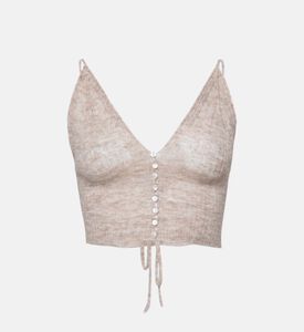 Tami Wool Button-down Knitted Top