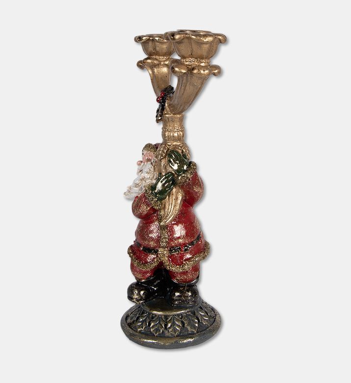 Clayre & Eef Candlestick Santa Claus, Packshot View