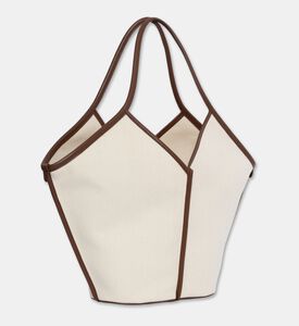 Hereu Leather Foulard Open-top-detail Tote, Packshot View