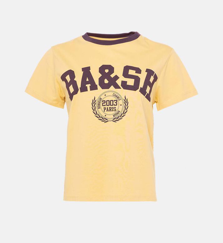 Cotton Crewneck Short-sleeve T-shirt