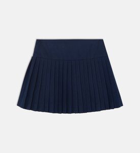 تنورة واسعة بطيات جانبية