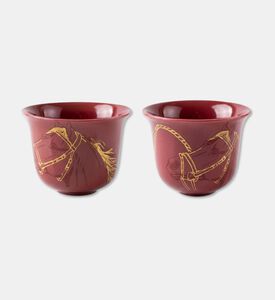 Silsal Fares 6-piece Arabic Coffee Cup Set, Packshot View