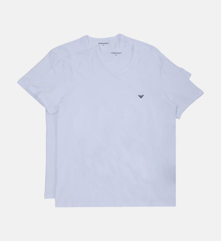 Logo-detail 2-pack V-neck Short-sleeve T-shirts
