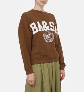 Ba and Sh Benjamin Cuffed Sleeves Sweatshirt, Model View
