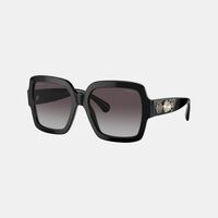 Charm-embellished Square Frame Sunglasses