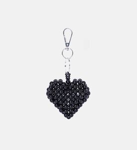 The Kooples Beaded Heart-shape Keyring, Packshot View