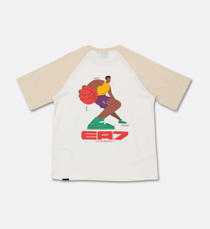 EA7 Cotton Crewneck T-shirt, Packshot View